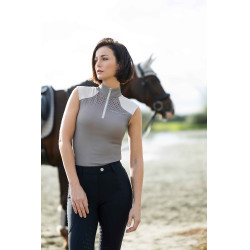 Top fonctionnel HKM Amalfi Taupe / beige Marron