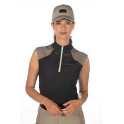 Top fonctionnel HKM Amalfi Noir / taupe