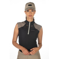 Top functioneel HKM Amalfi Zwart / taupe