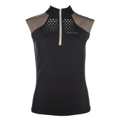 Top fonctionnel HKM Amalfi Noir / taupe