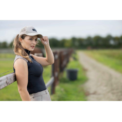 Top fonctionnel HKM Amalfi Noir / taupe