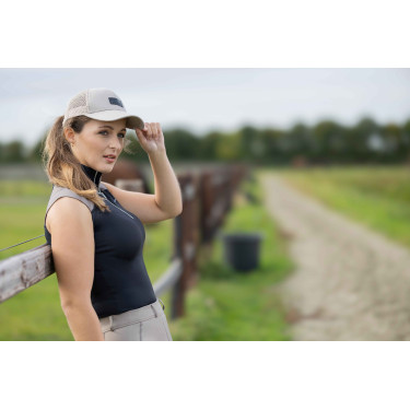 Top fonctionnel HKM Amalfi Noir / taupe