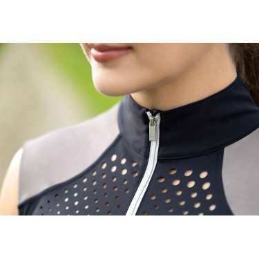 Top fonctionnel HKM Amalfi Noir / taupe