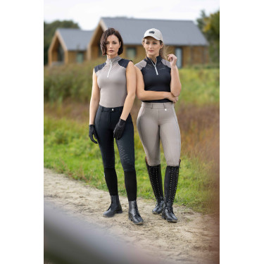 Top functioneel HKM Amalfi Zwart / taupe Top functioneel HKM Amalfi Zwart / taupe