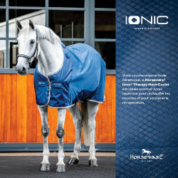 Horseware Ionic Therapy Mesh Cooler deken Bleu imperial / argent /Marine Blauw Horseware Ionic Therapy Mesh Cooler deken Bleu imperial / argent /Marine Blauw