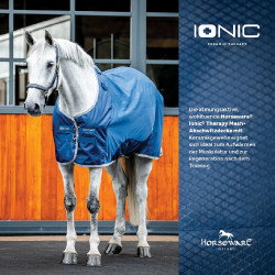 Horseware Ionic Therapy Mesh Cooler deken Bleu imperial / argent /Marine Blauw Horseware Ionic Therapy Mesh Cooler deken Bleu imperial / argent /Marine Blauw