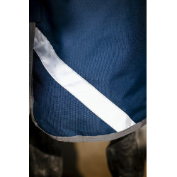 Couverture Horseware Ionic Therapy Turnout 100g Bleu imperial / argent / marine Couverture Horseware Ionic Therapy Turnout 100g Bleu imperial / argent / marine
