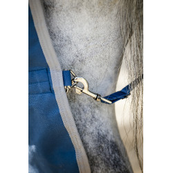 Couverture Horseware Ionic Therapy Turnout 100g Bleu imperial / argent / marine Couverture Horseware Ionic Therapy Turnout 100g Bleu imperial / argent / marine