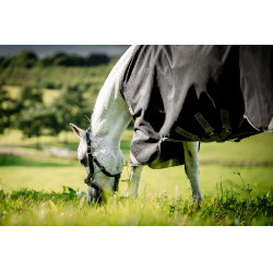Horseware Rambo 1680D Turnout 450g VL deken Zwart / storm / zilvergrijs