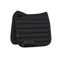 Tapis de selle LeMieux Square de dressage Self-Cool 3D Noir Tapis de selle LeMieux Square de dressage Self-Cool 3D Noir