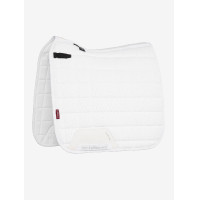 Tapis de selle LeMieux Square de dressage Self-Cool 3D Blanc