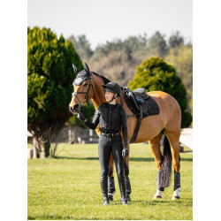 LeMieux Eurojump Self-Cool 3D zadeldek Square Zwart