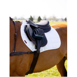 LeMieux Eurojump Self-Cool 3D zadeldek Square Wit LeMieux Eurojump Self-Cool 3D zadeldek Square Wit