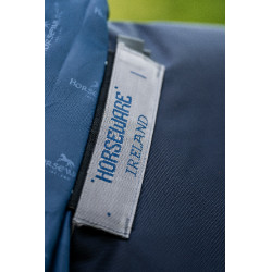 Couverture Horseware Rambo 1680D Turnout Plus 100g Marine / orage / gris argent Bleu marine