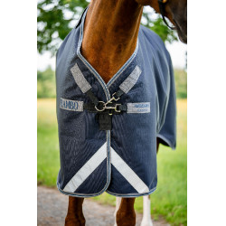 Horseware Rambo 1680D Turnout Plus 100g deken Marine / onweer / zilvergrijs Marineblauw