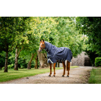 Couverture Horseware Rambo Duo Ripstop Plus Turnout Bundle (100g + 100g + 200g) 1000D Marine / orage / gris argent Bleu marine Couverture Horseware Rambo Duo Ripstop Plus Turnout Bundle (100g + 100g + 200g) 1000D Marine / orage / gris argent Bleu marine