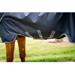 Horseware Rambo Duo Ripstop Plus Turnout Bundel (100g + 100g + 200g) Marine / onweer / zilvergrijs Marineblauw