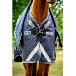 Horseware Rambo Duo Ripstop Plus Turnout Bundel (100g + 100g + 200g) Marine / onweer / zilvergrijs Marineblauw