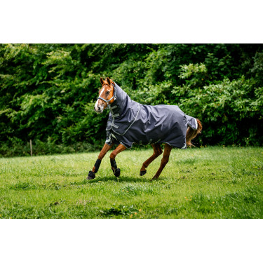 Horseware Rambo Duo Ripstop Plus Turnout Bundel (100g + 100g + 200g) Marine / onweer / zilvergrijs Marineblauw