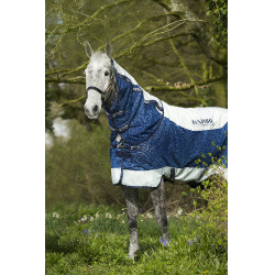 Couverture Horseware Rambo Summer Series V-Front Marine / gris Bleu Couverture Horseware Rambo Summer Series V-Front Marine / gris Bleu