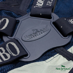 Couverture Horseware Rambo Summer Series V-Front Marine / gris Bleu Couverture Horseware Rambo Summer Series V-Front Marine / gris Bleu