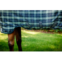 Couverture Horseware Rhino Wug Turnout 0g 100D Hunter check / marine / vert Motifs