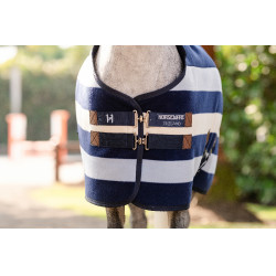 Horseware Newmarket Poney Fleece Cooler polar deken Marine witney Marineblauw Horseware Newmarket Poney Fleece Cooler polar deken Marine witney Marineblauw