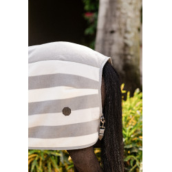 Couverture polaire Horseware Newmarket Poney Fleece Cooler Charbon de bois witney Gris