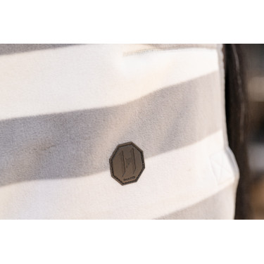 Couverture polaire Horseware Newmarket Poney Fleece Cooler Charbon de bois witney Gris