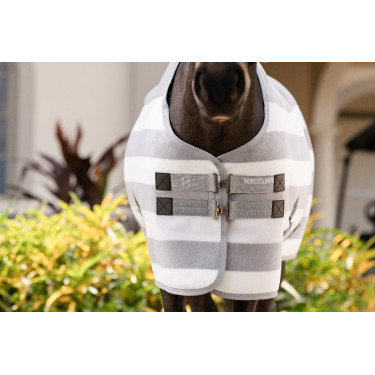 Couverture polaire Horseware Newmarket Poney Fleece Cooler Charbon de bois witney Gris