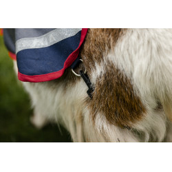 Horseware geiten deken 0g Marine / rood Blauw Horseware geiten deken 0g Marine / rood Blauw