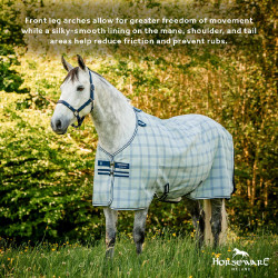 Couvre-cou anti-mouches Horseware Newmarket Marine witney Bleu marine Couvre-cou anti-mouches Horseware Newmarket Marine witney Bleu marine