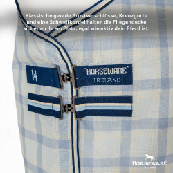 Couvre-cou anti-mouches Horseware Newmarket Marine witney Bleu marine Couvre-cou anti-mouches Horseware Newmarket Marine witney Bleu marine