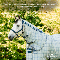 Couvre-cou anti-mouches Horseware Newmarket Marine witney Bleu marine Couvre-cou anti-mouches Horseware Newmarket Marine witney Bleu marine