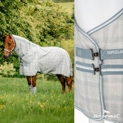 Couvre-cou anti-mouches Horseware Newmarket Charbon de bois witney Gris Couvre-cou anti-mouches Horseware Newmarket Charbon de bois witney Gris