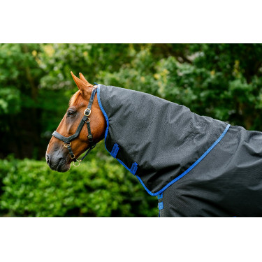 Halshoes Horseware Amigo Ripstop 900D Turnout Hood 150g Zwart / klassiek blauw Halshoes Horseware Amigo Ripstop 900D Turnout Hood 150g Zwart / klassiek blauw