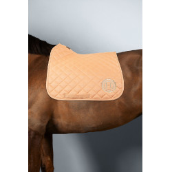 Tapis Sunny et bonnet Funny Harcour pack Abricot / doré clair Orange