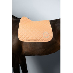 Tapis Sunny et bonnet Funny Harcour pack Abricot / doré clair Orange