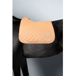 Tapis Sunny et bonnet Funny Harcour pack Abricot / doré clair Orange