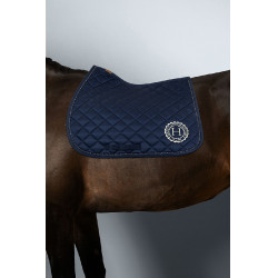 Tapis Sunny et bonnet Funny Harcour pack Marine / doré clair Bleu marine Tapis Sunny et bonnet Funny Harcour pack Marine / doré clair Bleu marine