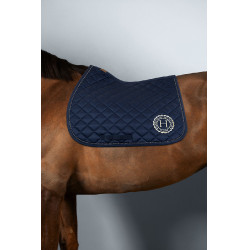 Tapis Sunny et bonnet Funny Harcour pack Marine / doré clair Bleu marine Tapis Sunny et bonnet Funny Harcour pack Marine / doré clair Bleu marine