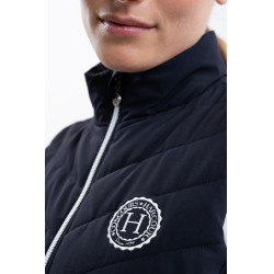 Mouwloos vest Harcour Pola dames Marine / wit Blauw