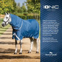 Couvre-cou Horseware Ionic Therapy Turnout 0g Bleu imperial / argent / marine Couvre-cou Horseware Ionic Therapy Turnout 0g Bleu imperial / argent / marine