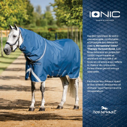 Couvre-cou Horseware Ionic Therapy Turnout 0g Bleu imperial / argent / marine Couvre-cou Horseware Ionic Therapy Turnout 0g Bleu imperial / argent / marine