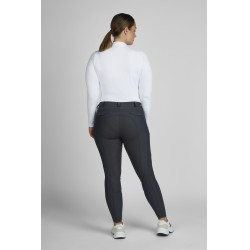 Pikeur Laure damesbroek full grip mid waist 3006 Donkere schaduw Grijs