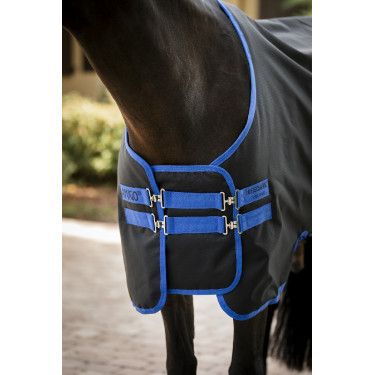 Borstvergroting Amigo Horseware Zwart / klassiek blauw Borstvergroting Amigo Horseware Zwart / klassiek blauw