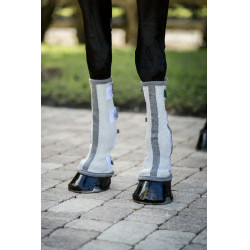 Guêtres anti-mouches Horseware par 2 Argent / gris titanium / argent