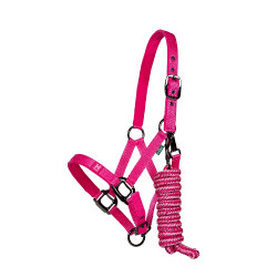 Licol et longe Horseware Newmarket Rose witney