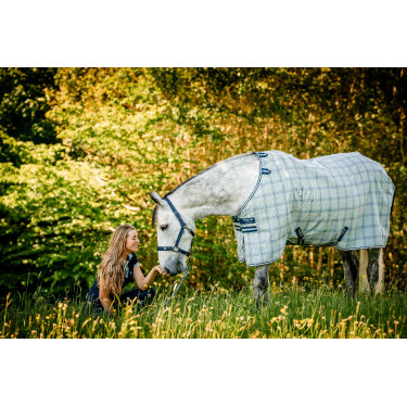 Licol et longe Horseware Newmarket Marine witney Bleu marine