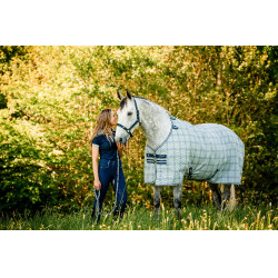Licol et longe Horseware Newmarket Marine witney Bleu marine